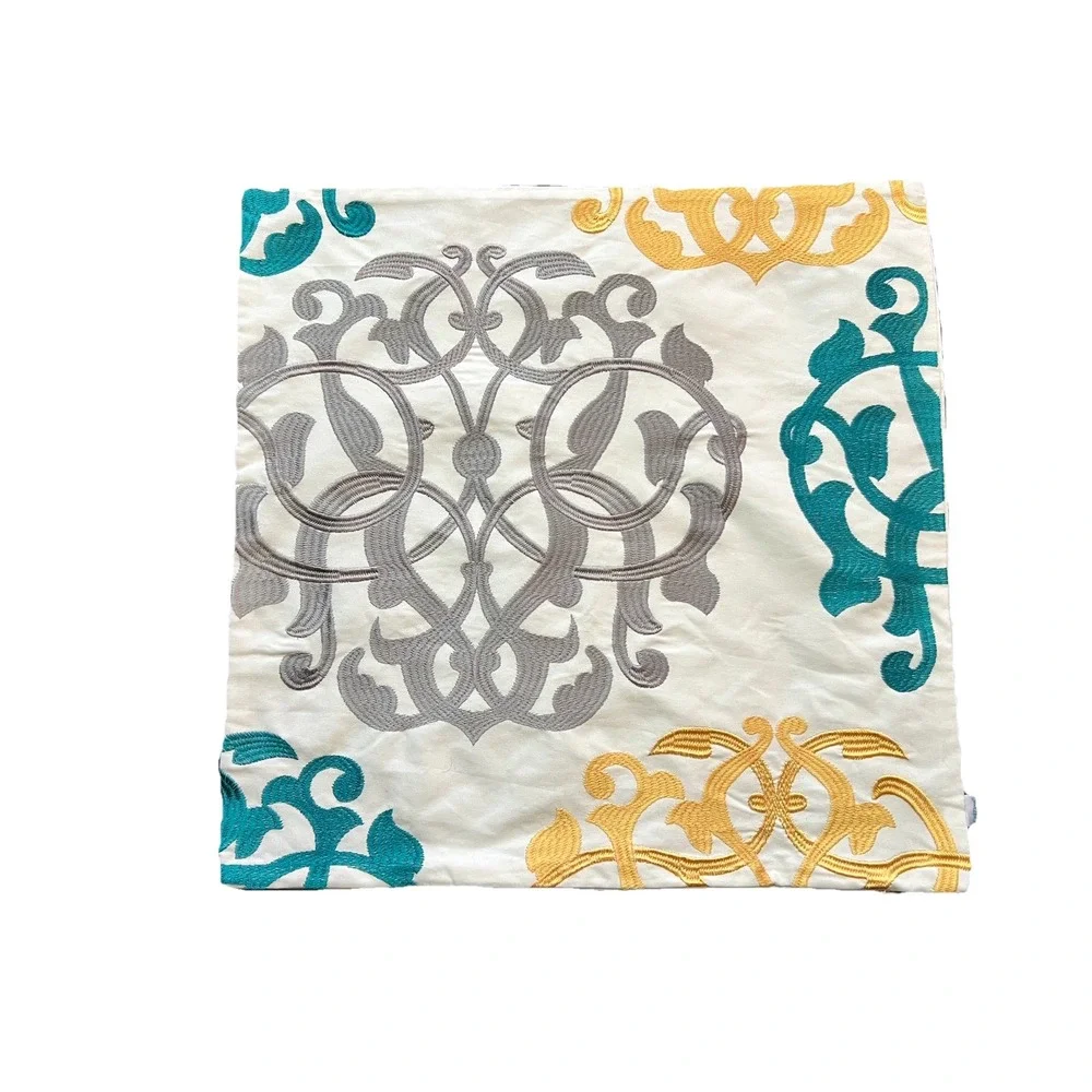 Pillowcase Throw Cover Bed Sofa 20 x 20 Floral Decor‎ Protective Case Home